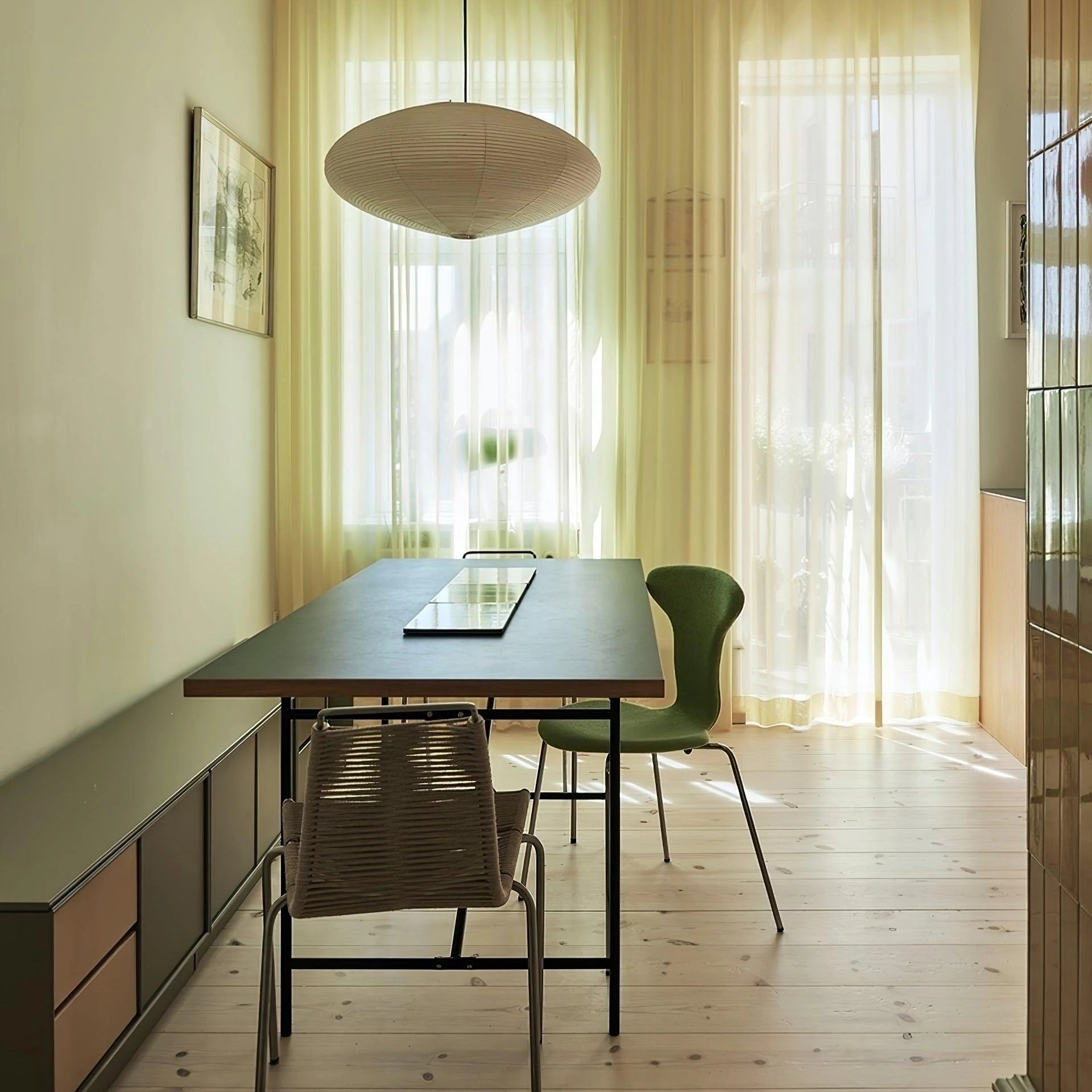 Washi Paper 15A 21A 26A Suspension Light Lighting Lobby