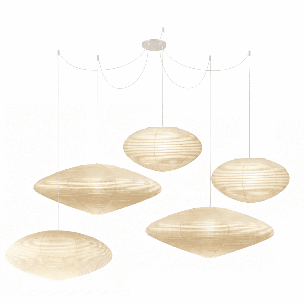 Washi Paper 15A 21A 26A Suspension Light Lighting Lobby