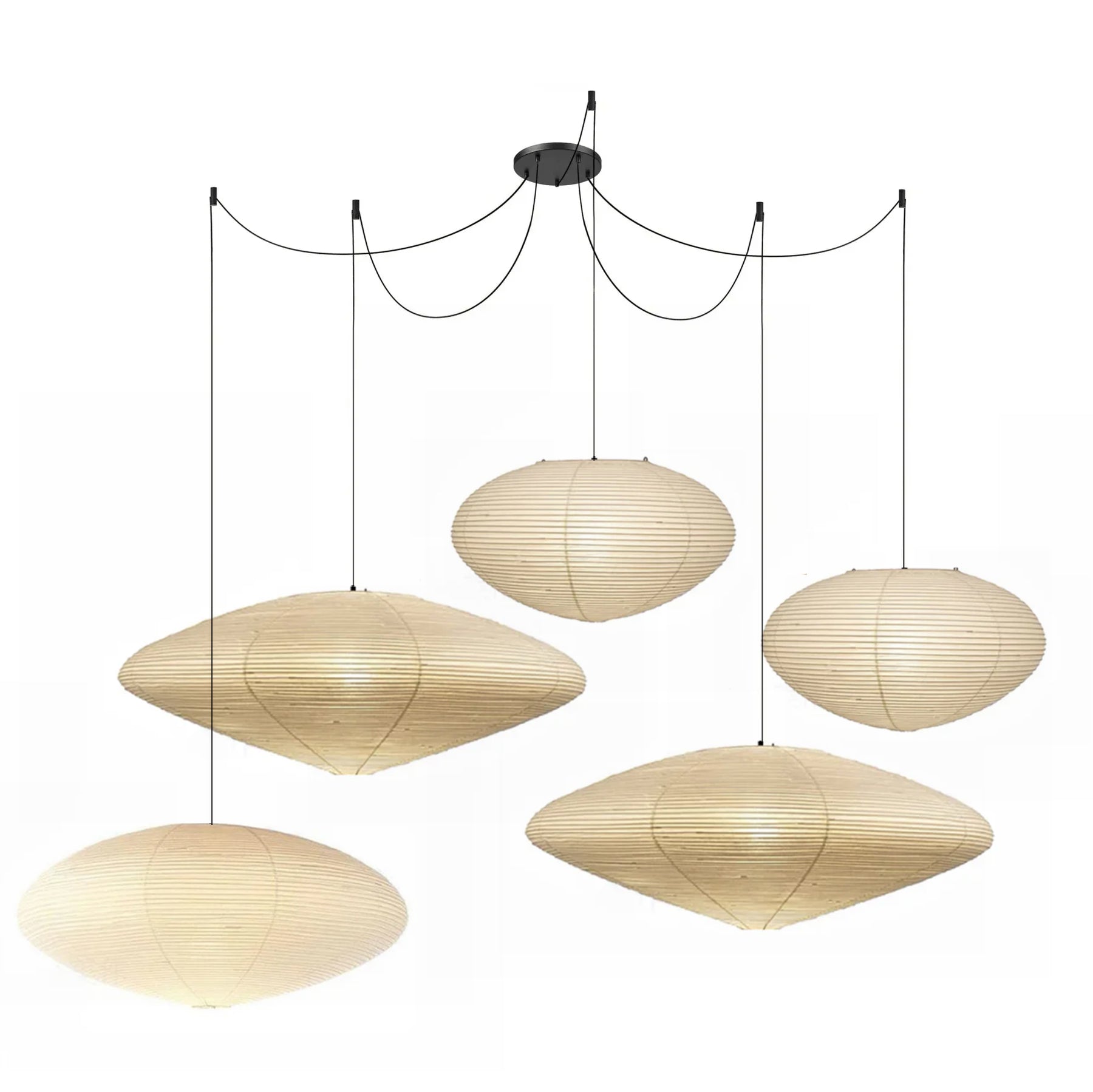 Washi Paper 15A 21A 26A Suspension Light Lighting Lobby