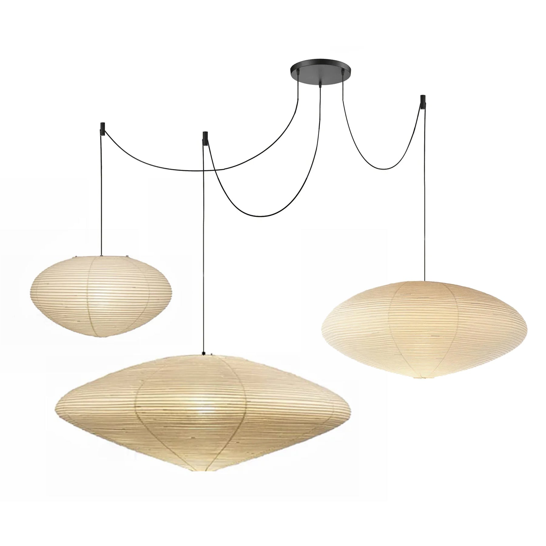 Washi Paper 15A 21A 26A Suspension Light Lighting Lobby