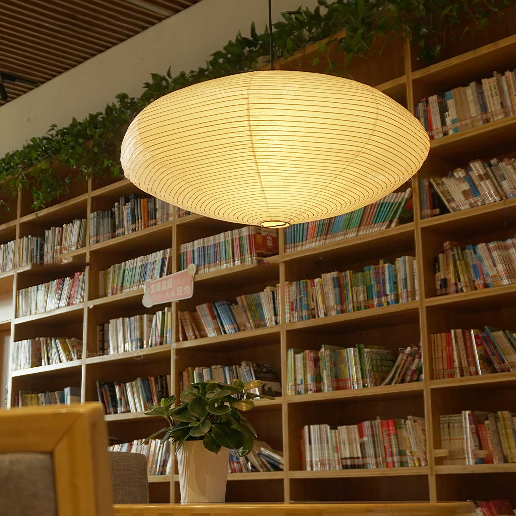 Washi Paper 15A 21A 26A Suspension Light Lighting Lobby