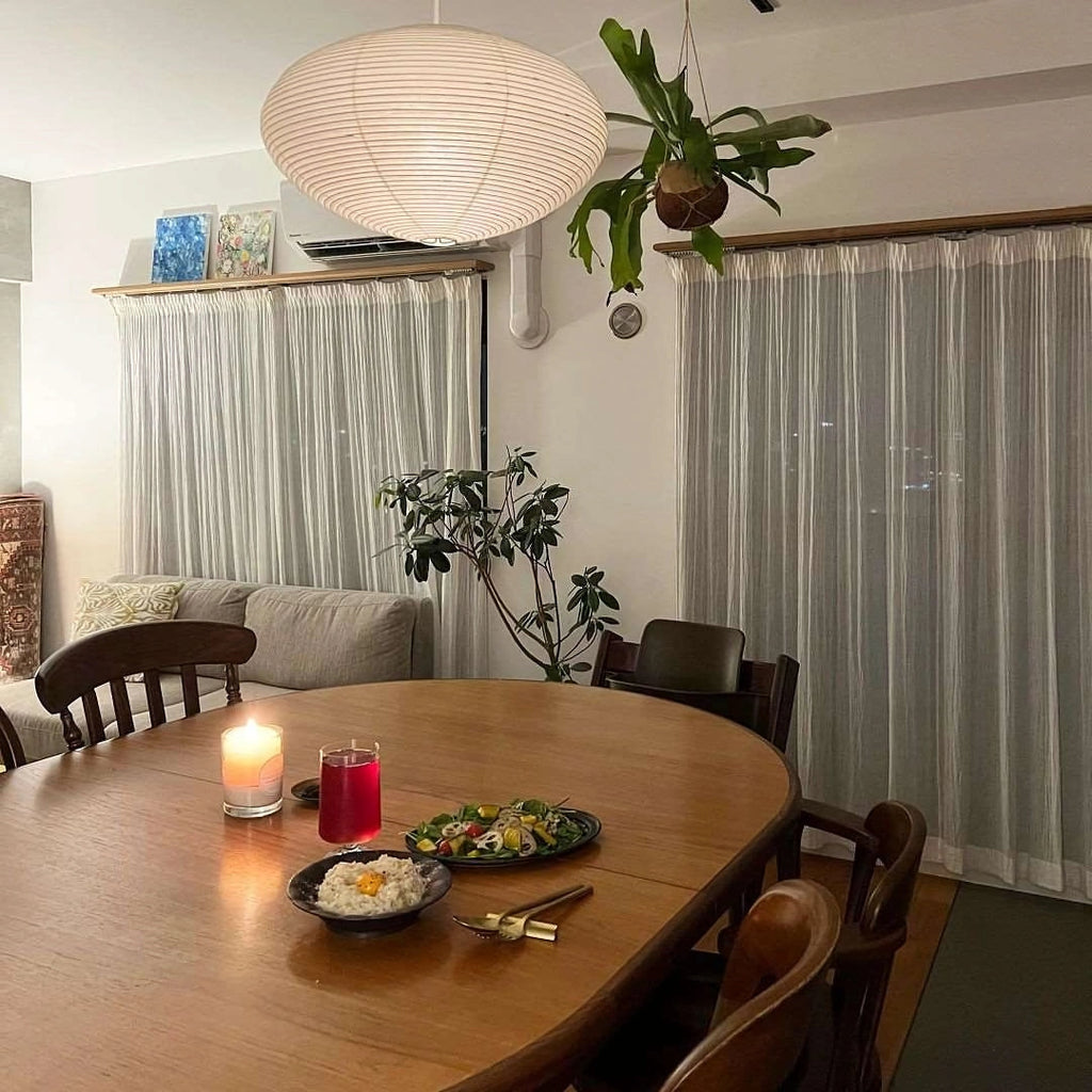 Washi Paper 15A Ceiling Pendant Light Lighting Lobby