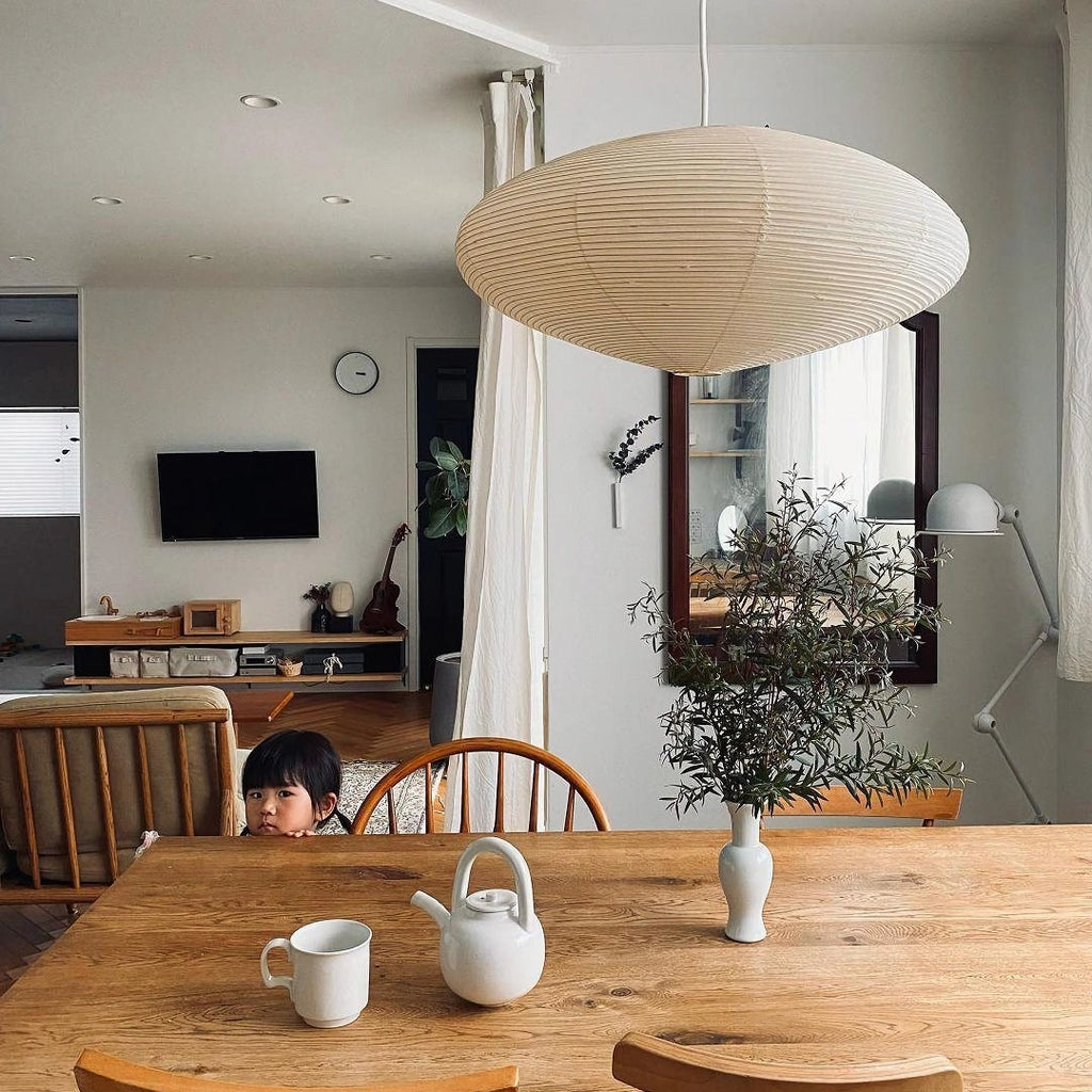 Washi Paper 15A Ceiling Pendant Light Lighting Lobby
