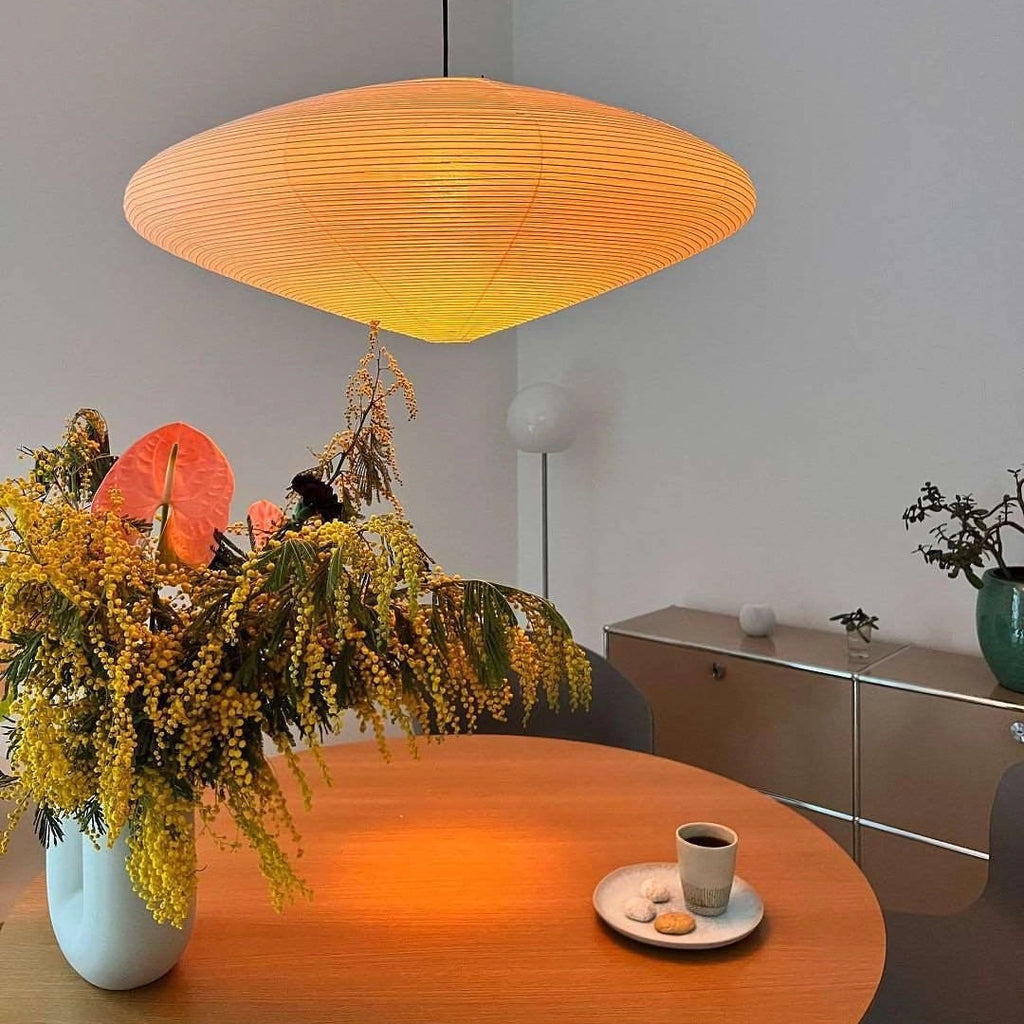 Washi Paper 15A Ceiling Pendant Light Lighting Lobby