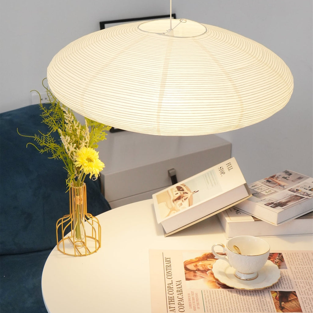 Washi Paper 15A Ceiling Pendant Light Lighting Lobby
