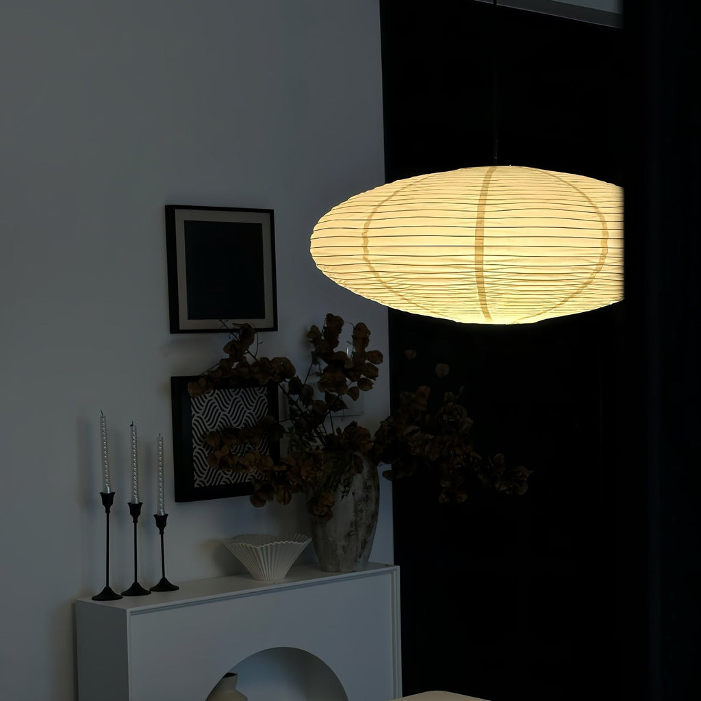 Washi Paper 15A Ceiling Pendant Light Lighting Lobby