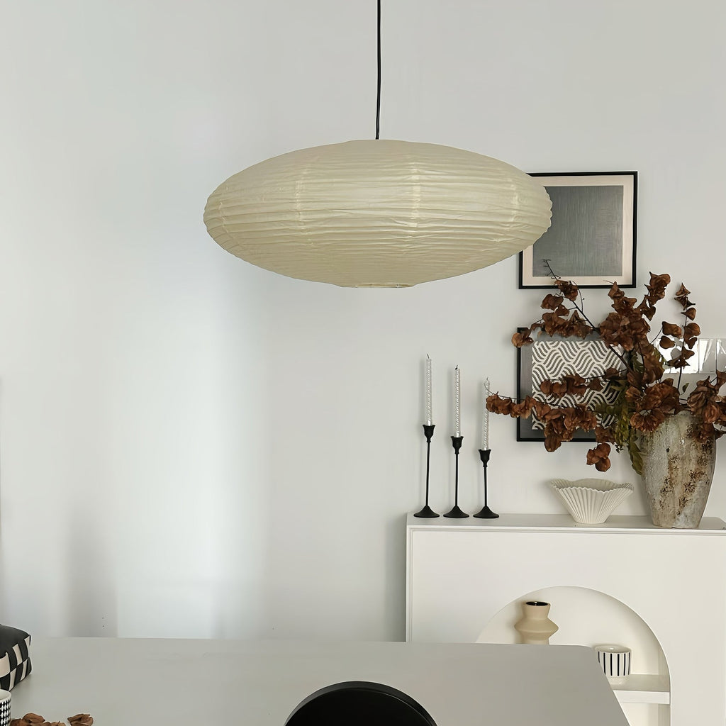 Washi Paper 15A Ceiling Pendant Light Lighting Lobby