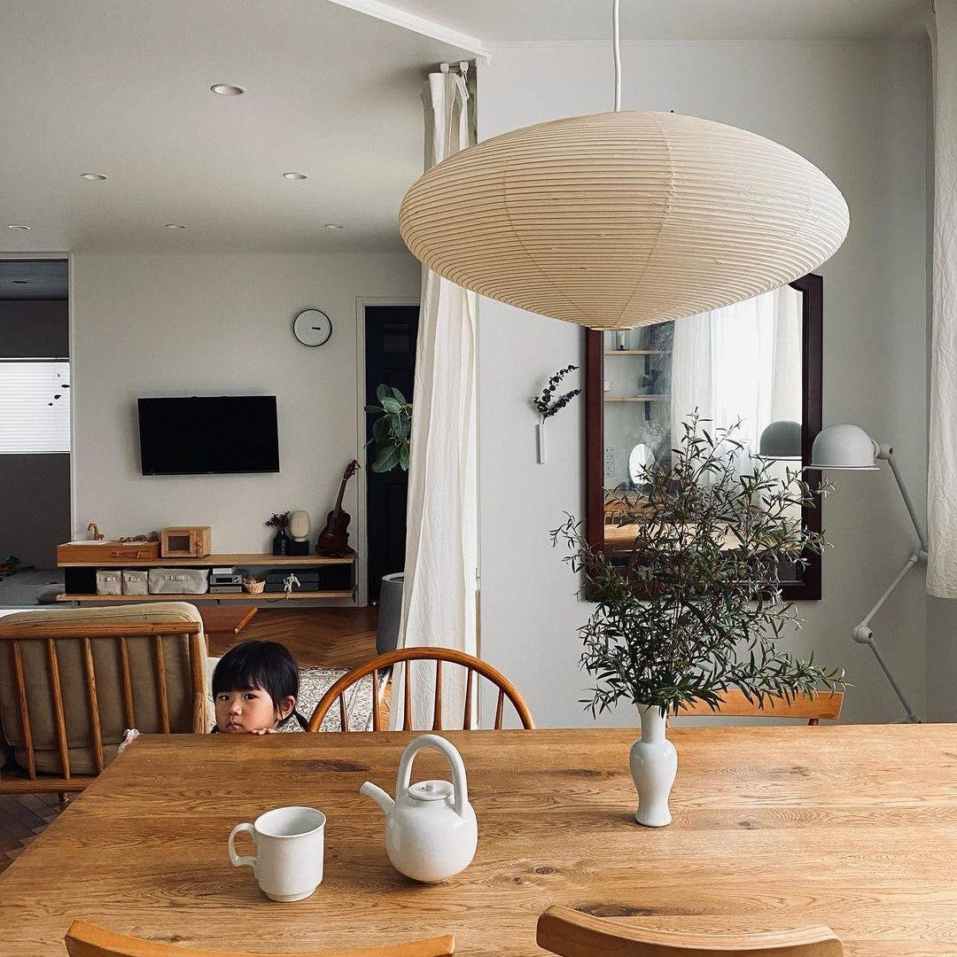 Washi Paper 15A Ceiling Pendant Light Lighting Lobby