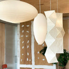 Washi Paper 15A Ceiling Pendant Light Lighting Lobby