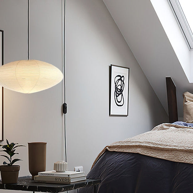 Washi Paper 15A Ceiling Pendant Light Lighting Lobby