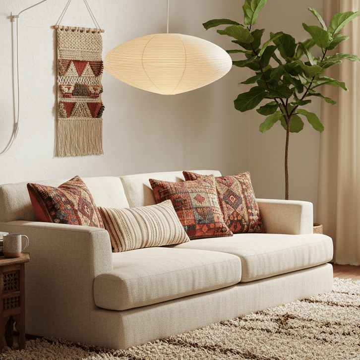 Washi Paper 15A Ceiling Pendant Light Lighting Lobby