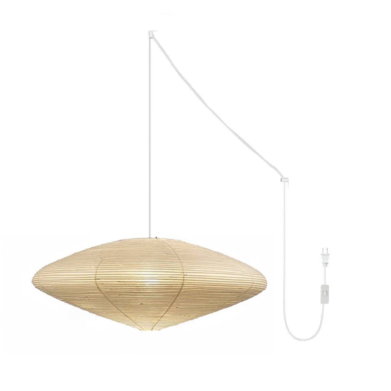 Washi Paper 15A Ceiling Pendant Light Lighting Lobby
