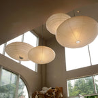 Washi Paper 15A Ceiling Pendant Light Lighting Lobby