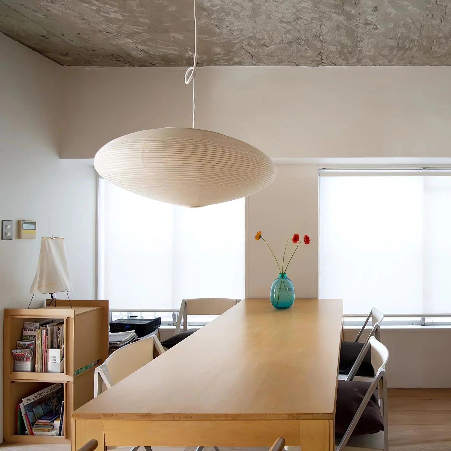 Washi Paper 15A Ceiling Pendant Light Lighting Lobby