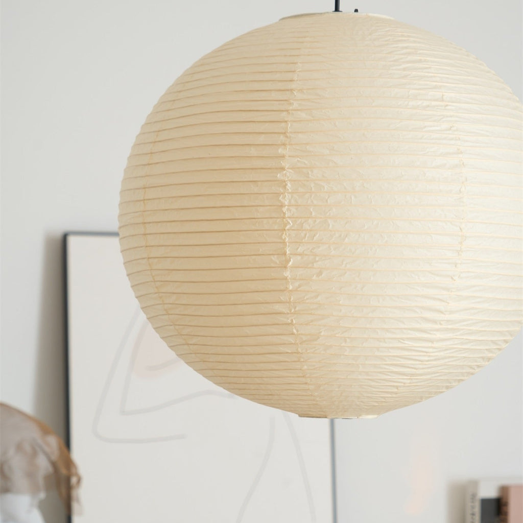 Washi Paper Ceiling Pendant Light Lighting Lobby