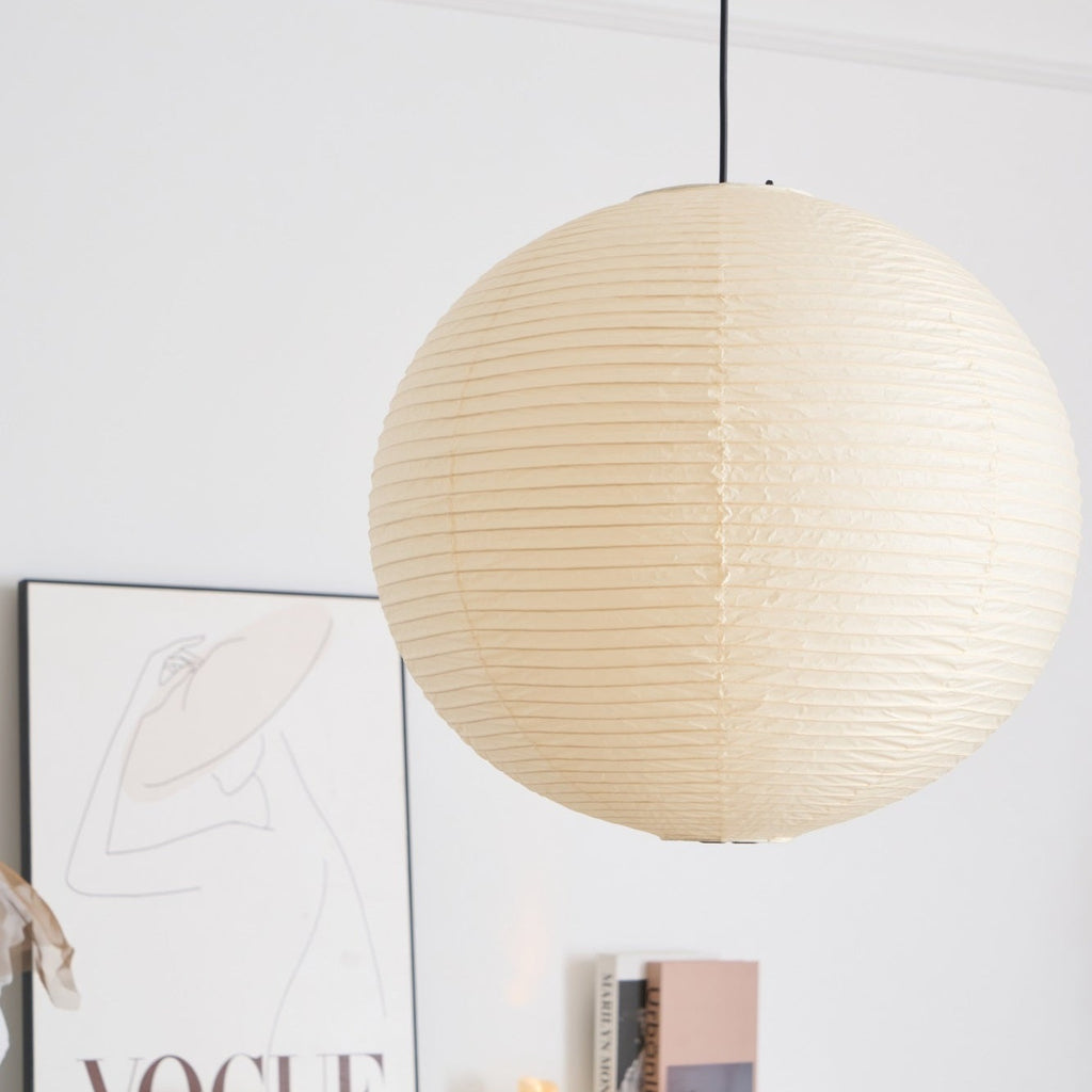 Washi Paper Ceiling Pendant Light Lighting Lobby