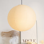 Washi Paper Ceiling Pendant Light Lighting Lobby