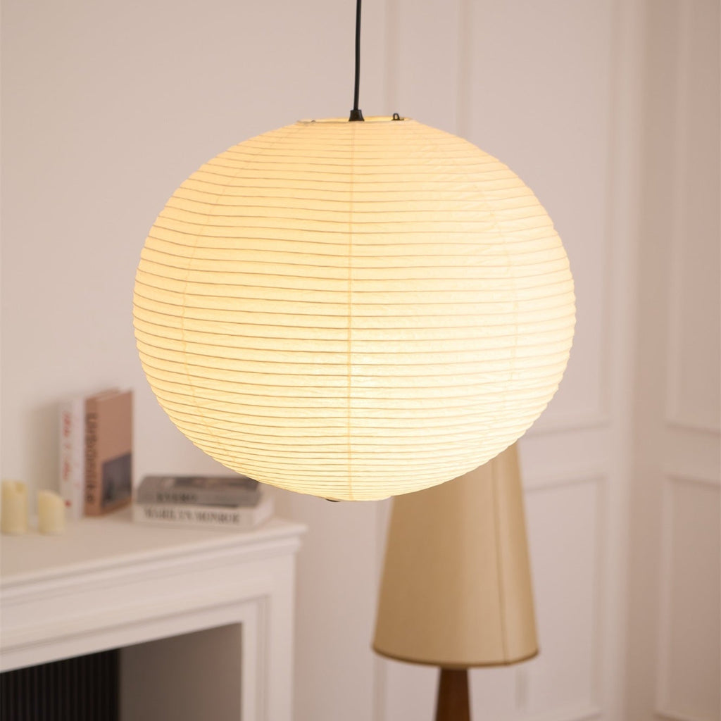 Washi Paper Ceiling Pendant Light Lighting Lobby