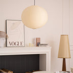 Washi Paper Ceiling Pendant Light Lighting Lobby