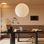 Washi Paper Ceiling Pendant Light Lighting Lobby
