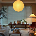 Washi Paper Ceiling Pendant Light Lighting Lobby