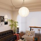 Washi Paper Ceiling Pendant Light Lighting Lobby