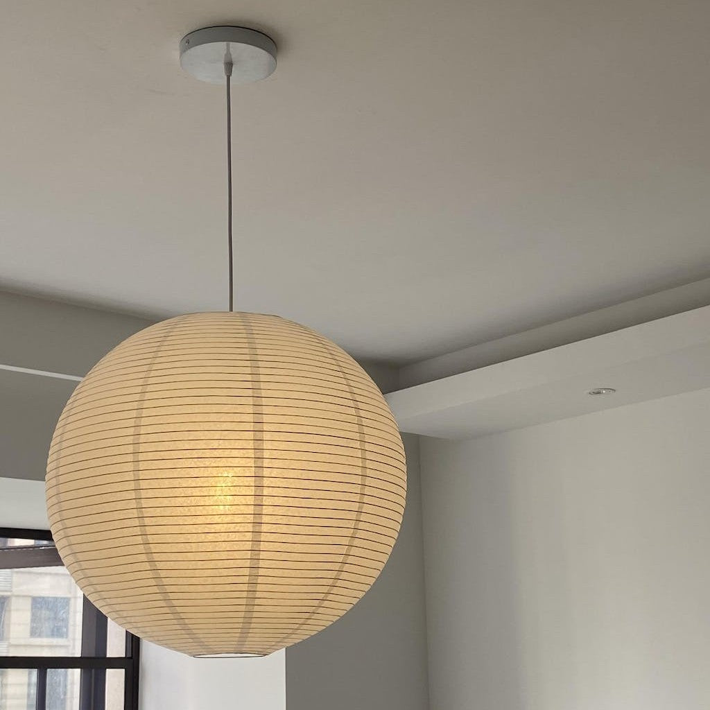 Washi Paper Ceiling Pendant Light Lighting Lobby