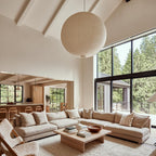 Washi Paper Ceiling Pendant Light Lighting Lobby