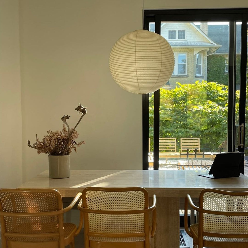 Washi Paper Ceiling Pendant Light Lighting Lobby