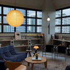 Washi Paper Ceiling Pendant Light Lighting Lobby