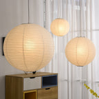 Washi Paper Ceiling Pendant Light Lighting Lobby
