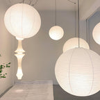 Washi Paper Ceiling Pendant Light Lighting Lobby