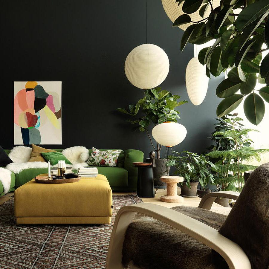 Washi Paper Ceiling Pendant Light Lighting Lobby