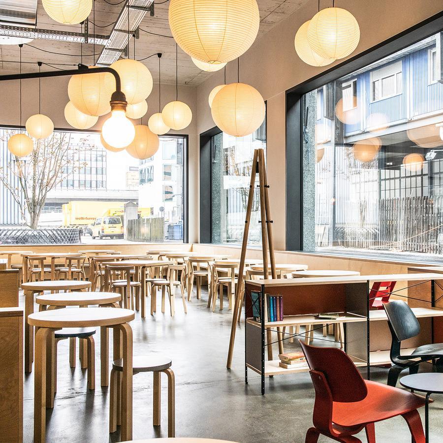 Washi Paper Ceiling Pendant Light Lighting Lobby
