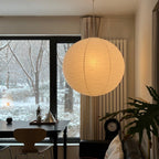 Washi Paper Ceiling Pendant Light Lighting Lobby