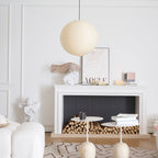 Washi Paper Ceiling Pendant Light Lighting Lobby
