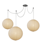 Washi Paper Ceiling Pendant Light Lighting Lobby