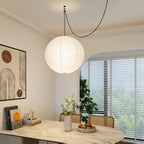 Washi Paper Ceiling Pendant Light Lighting Lobby