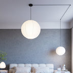 Washi Paper Ceiling Pendant Light Lighting Lobby