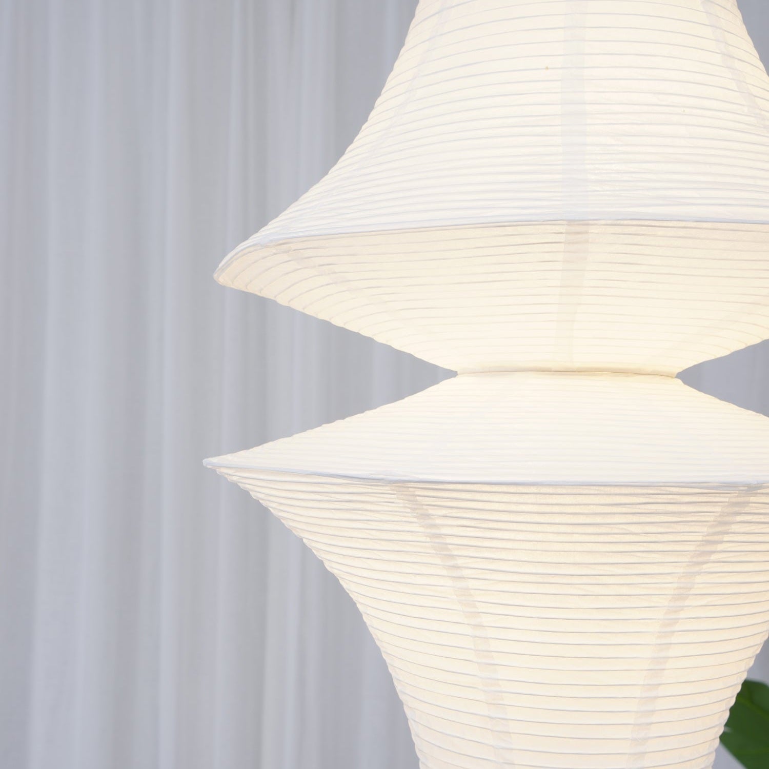 Washi Paper E Ceiling Pendant Lamp Lighting Lobby