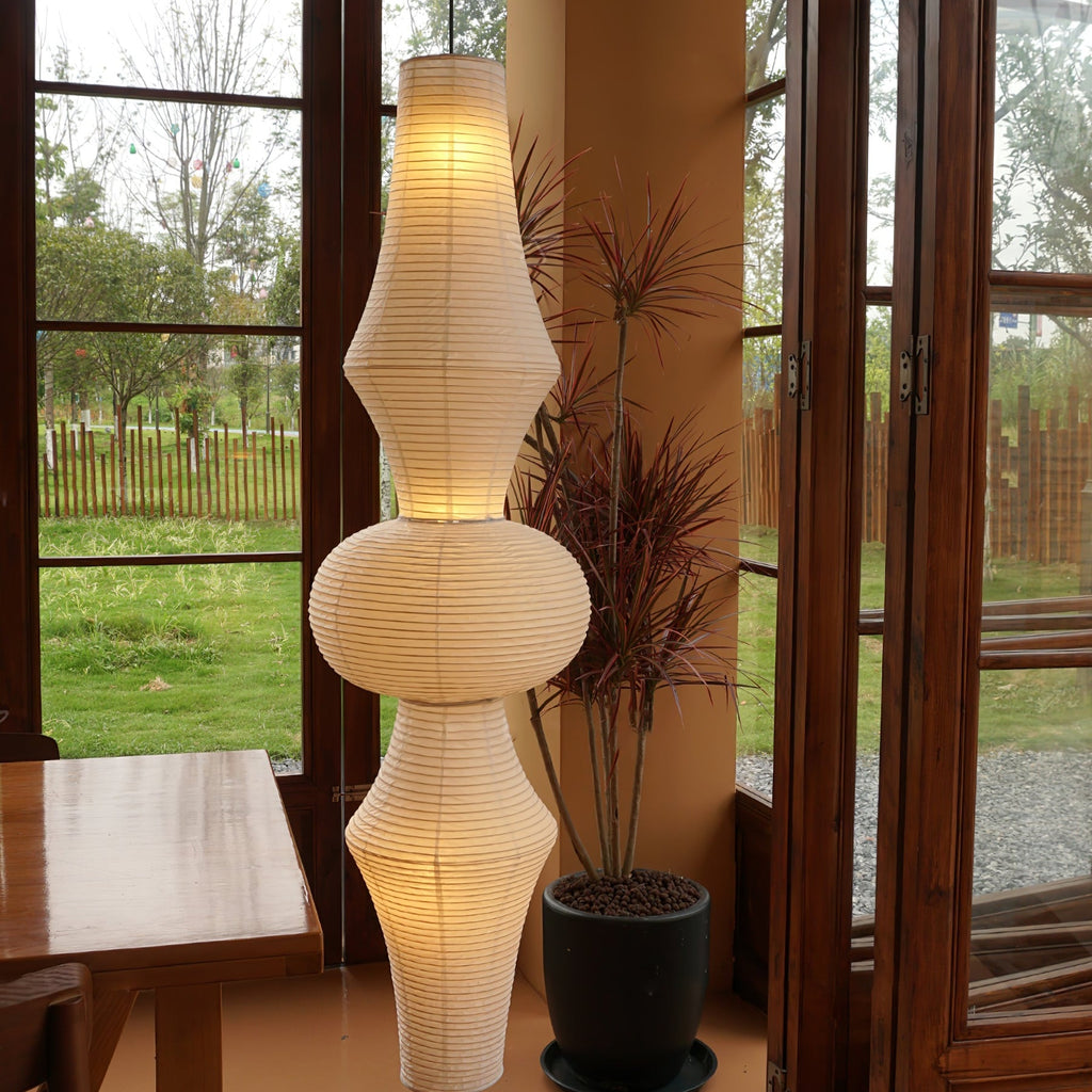 Washi Paper E Ceiling Pendant Lamp Lighting Lobby