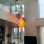 Washi Paper E Ceiling Pendant Lamp Lighting Lobby