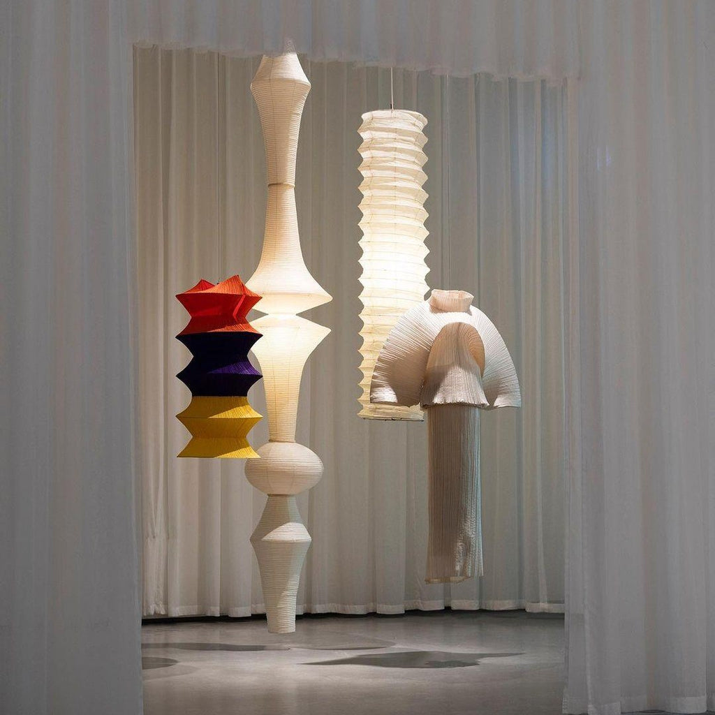 Washi Paper E Ceiling Pendant Lamp Lighting Lobby