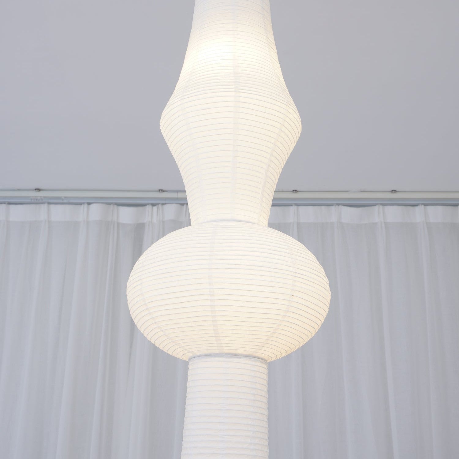 Washi Paper E Ceiling Pendant Lamp Lighting Lobby