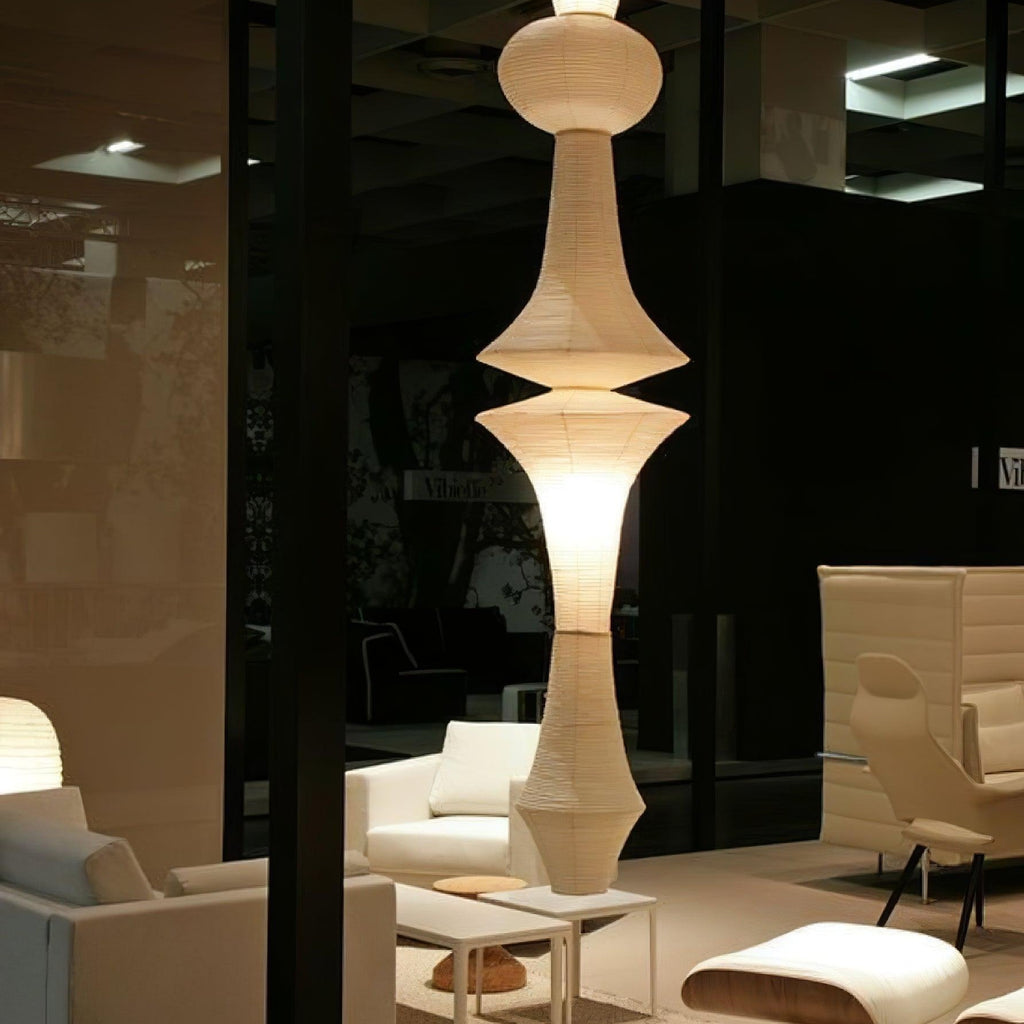 Washi Paper E Ceiling Pendant Lamp Lighting Lobby