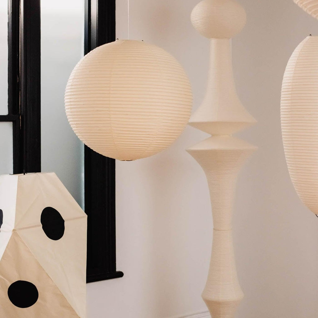 Washi Paper E Ceiling Pendant Lamp Lighting Lobby