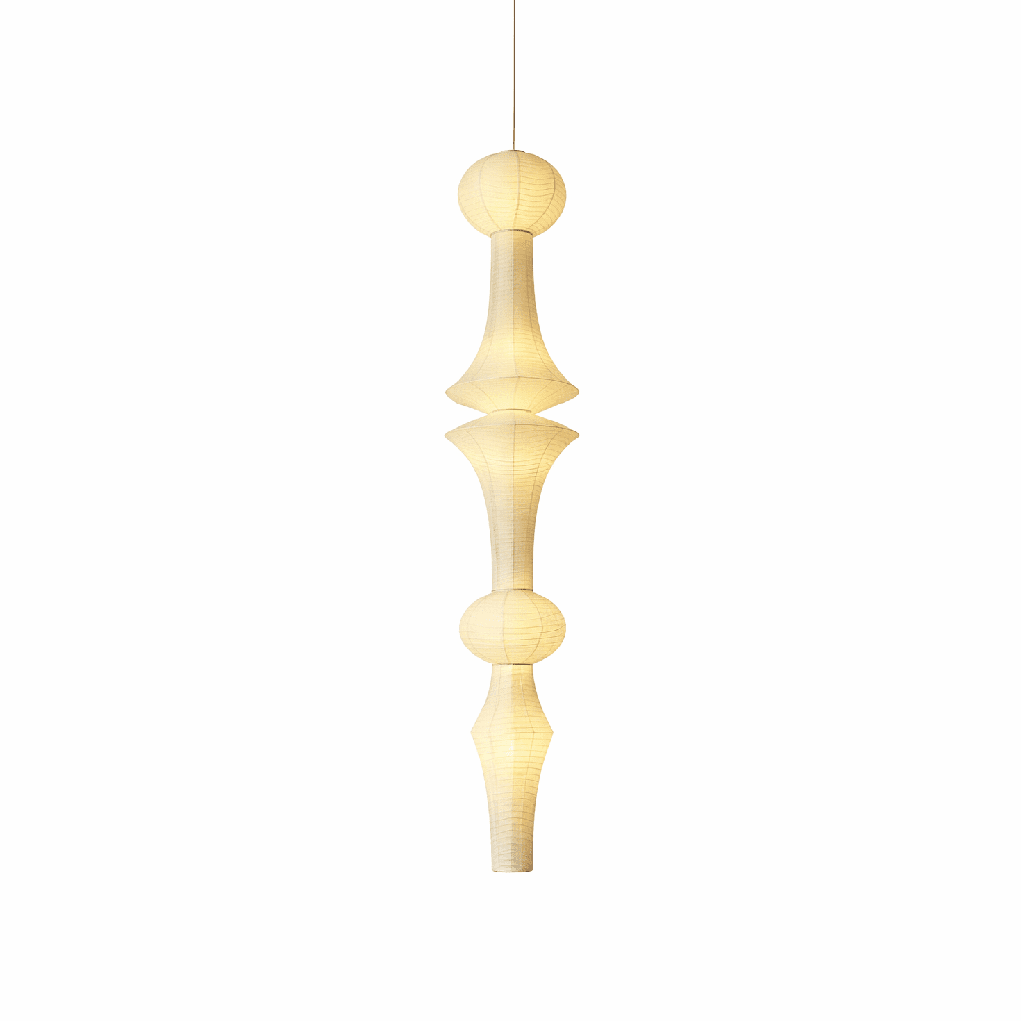 Washi Paper E Ceiling Pendant Lamp Lighting Lobby