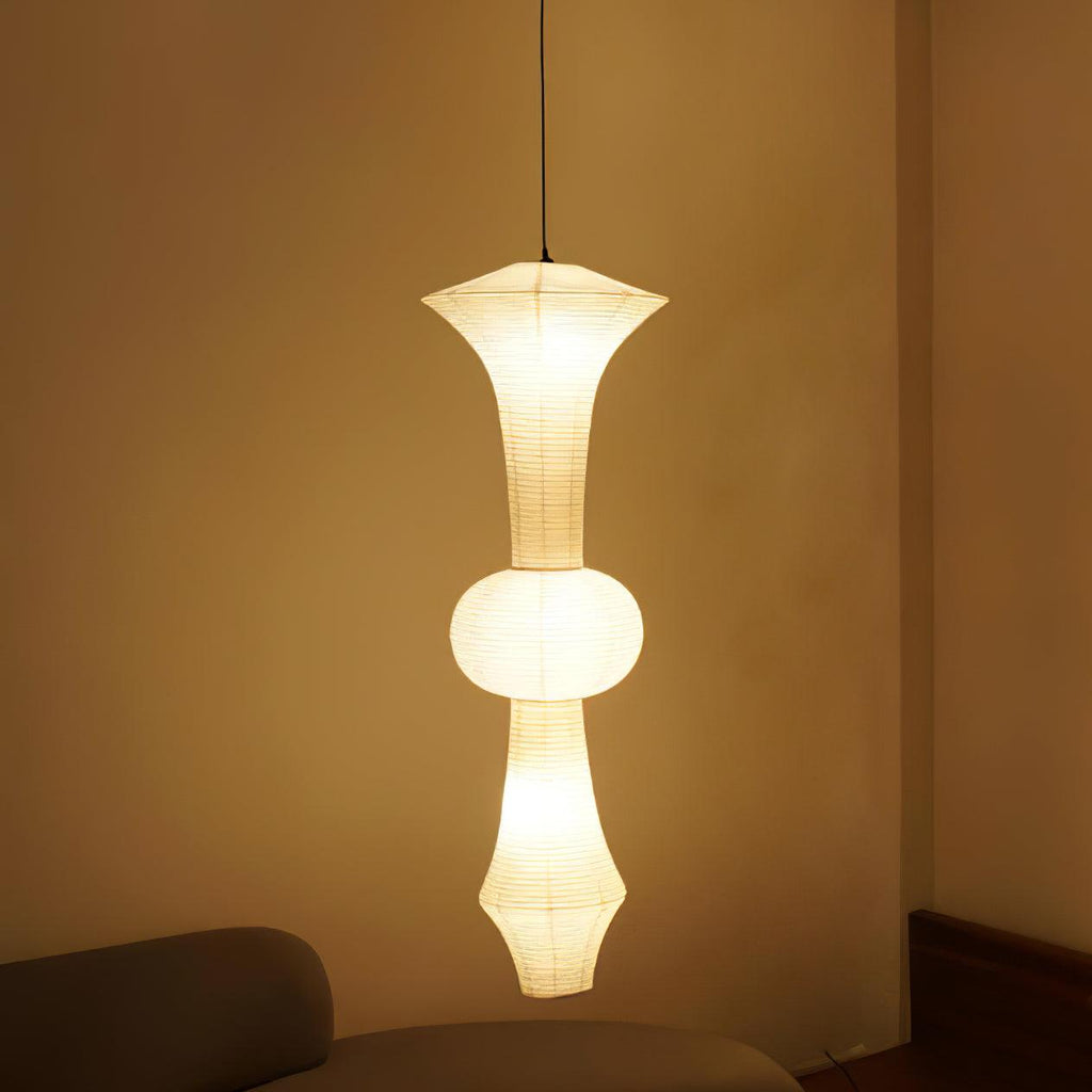 Washi Paper E Ceiling Pendant Lamp Lighting Lobby