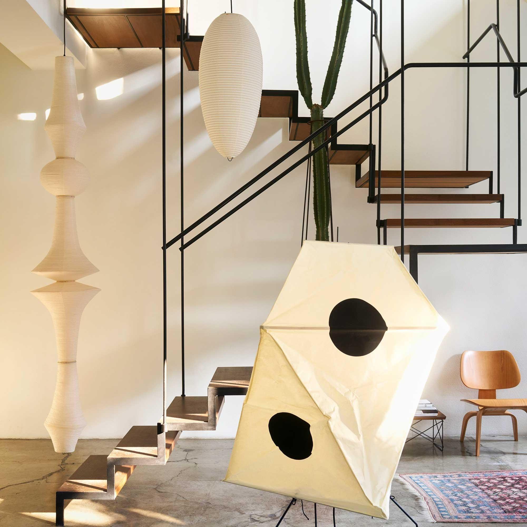 Washi Paper E Ceiling Pendant Lamp Lighting Lobby