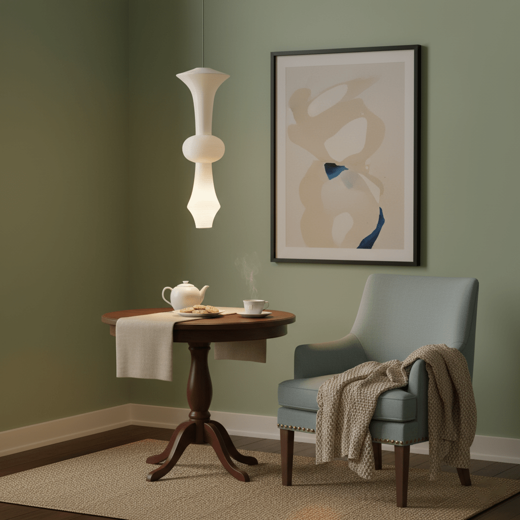 Washi Paper E Ceiling Pendant Lamp Lighting Lobby